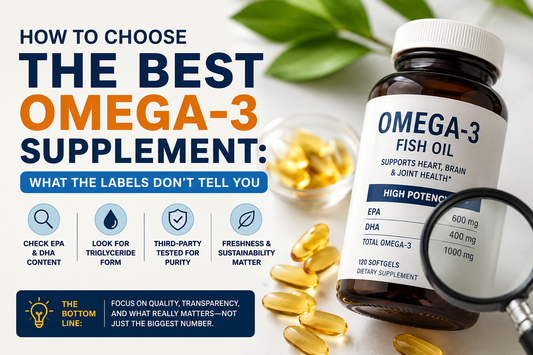 How to Choose the Best Omega-3 Supplement: What the Labels Don't Tell You
