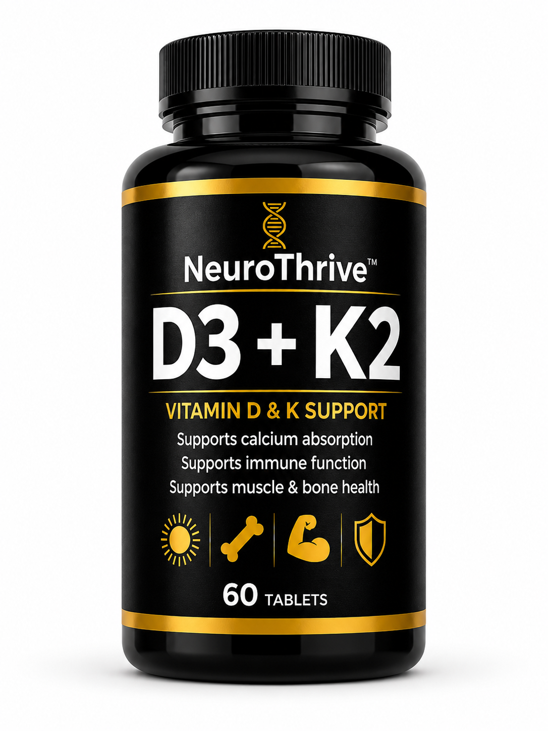 NeuroThrive Foundations — D3 + K2 and Magnesium Bisglycinate
