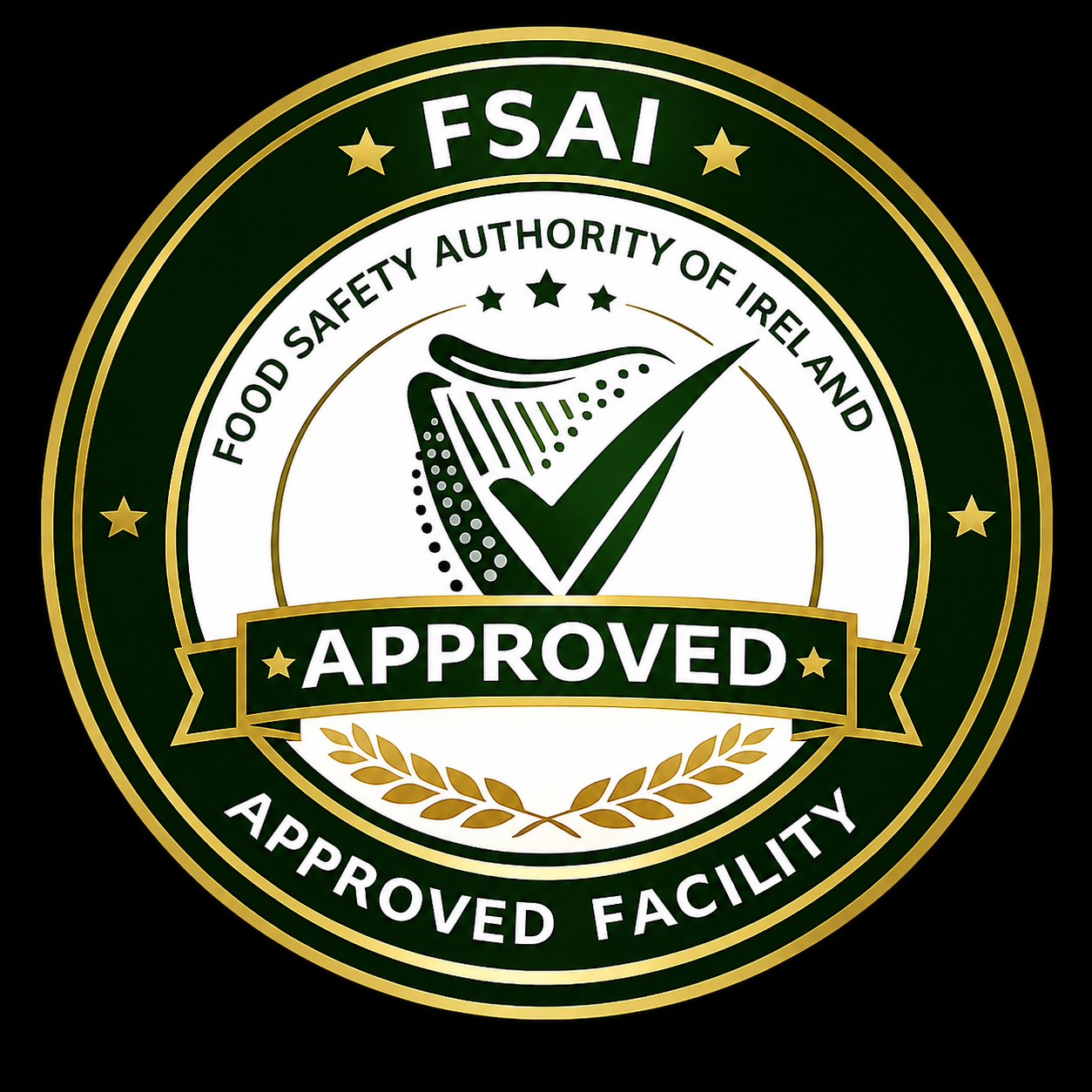 FSAI registered facility — NeuroThrive™ supplements approved by Food Safety Authority of Ireland