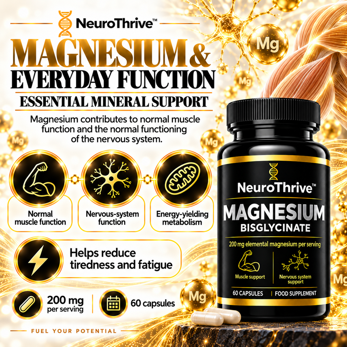 NeuroThrive™ Magnesium Bisglycinate