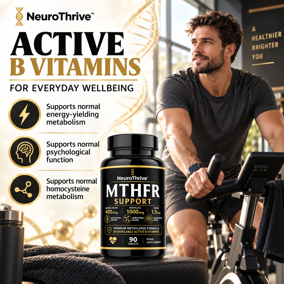 NeuroThrive™ MTHFR Support (90 Tablets)