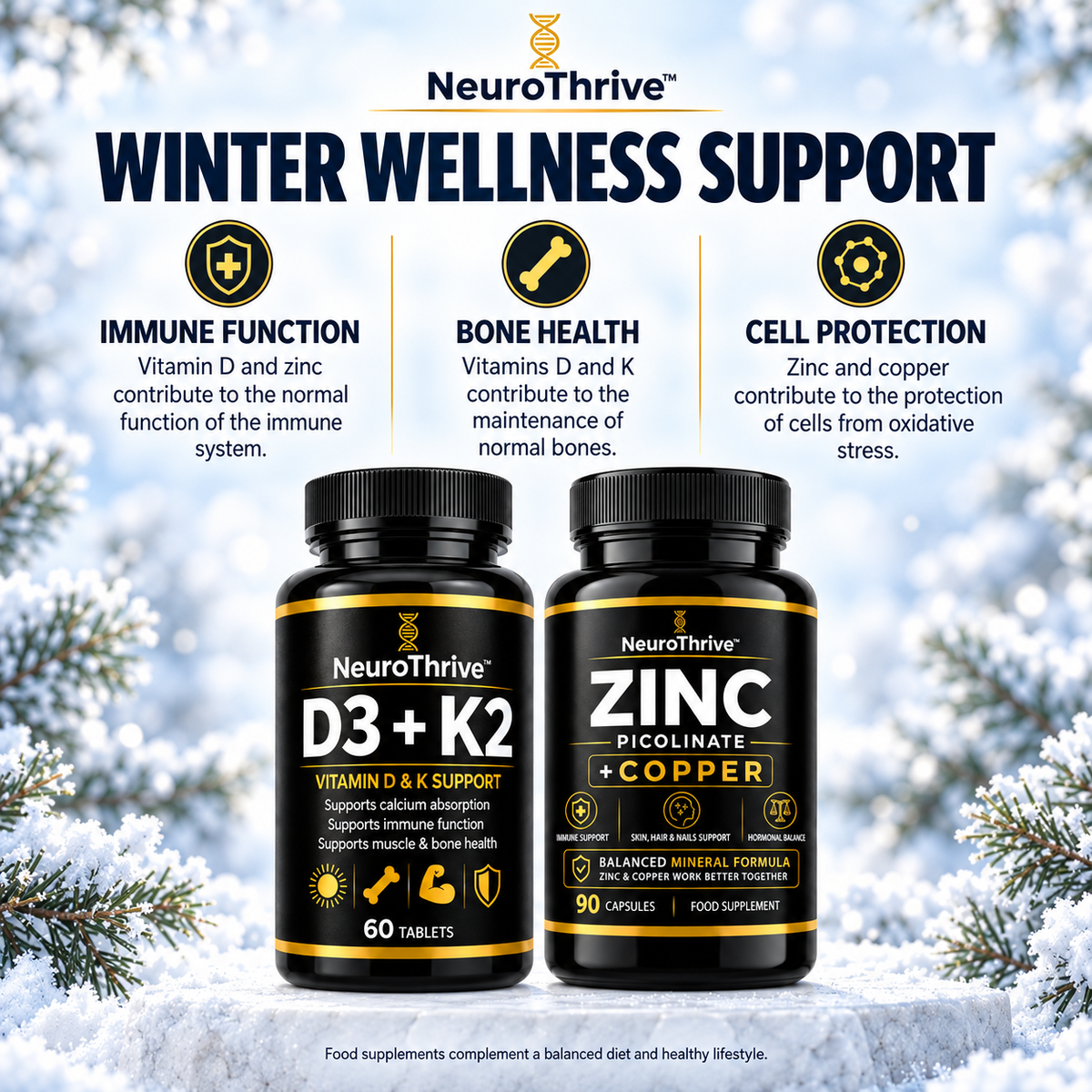 NeuroThrive™ Winter Immune Duo