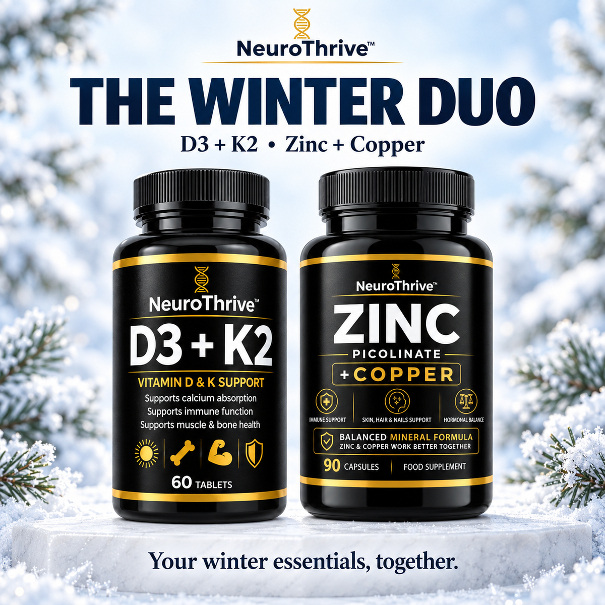 NeuroThrive™ Winter Immune Duo
